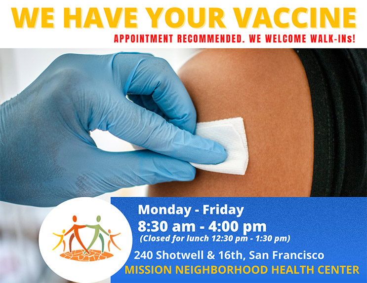 Covid-19 Vaccine Updates - Mission Neighborhood Health Center